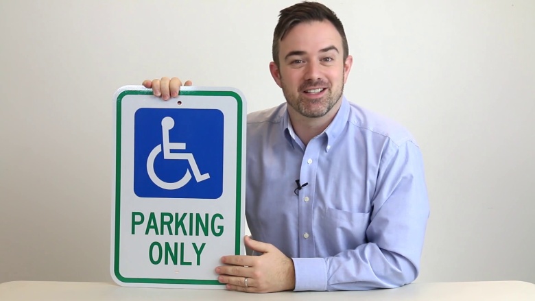 Handicapped Parking Only Sign