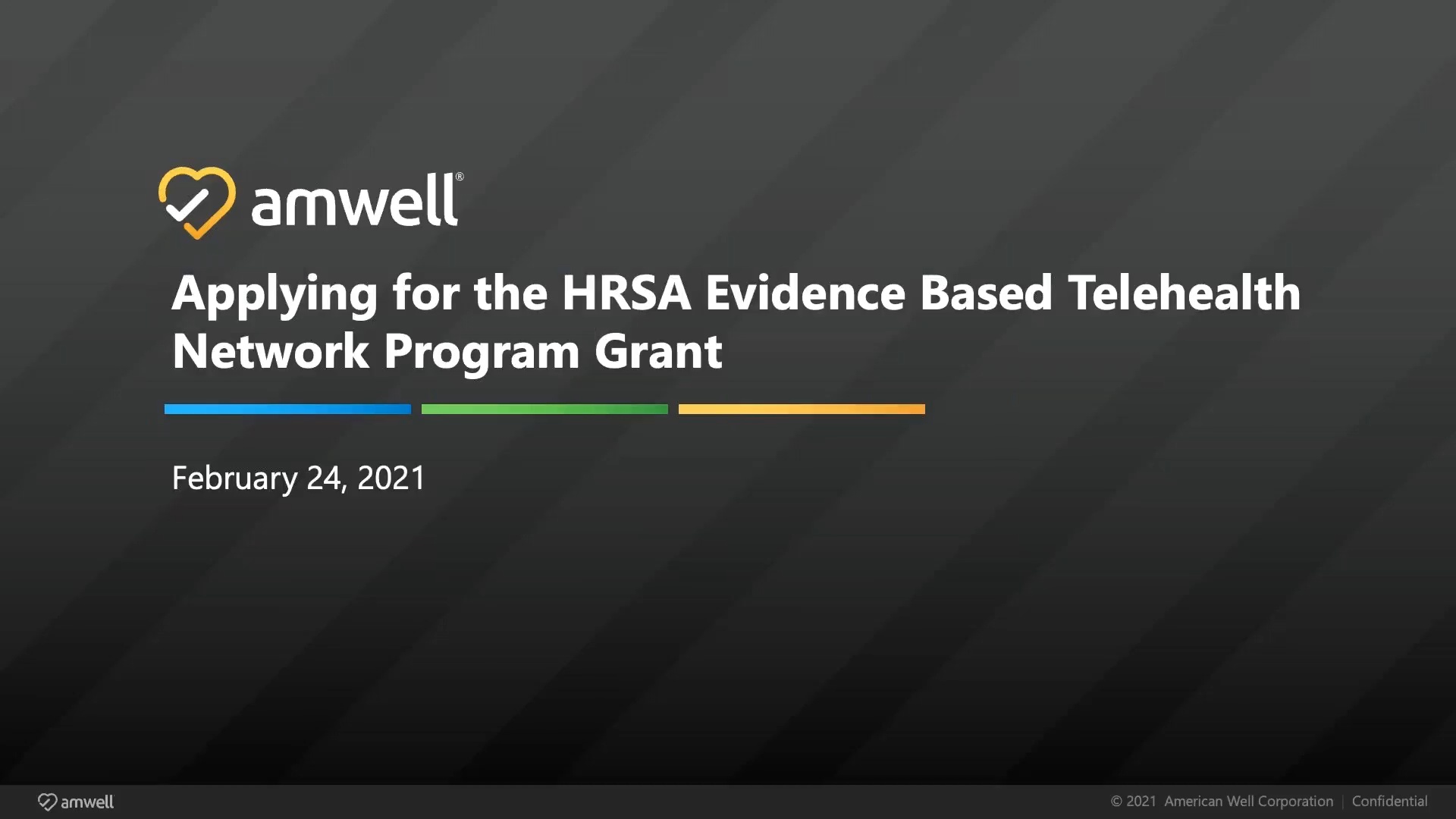 Applying for the HRSA Evidence Based Telehealth Network Program Grant ...