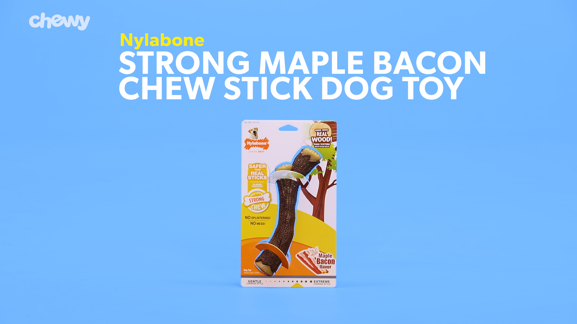 Nylabone real outlet wood stick