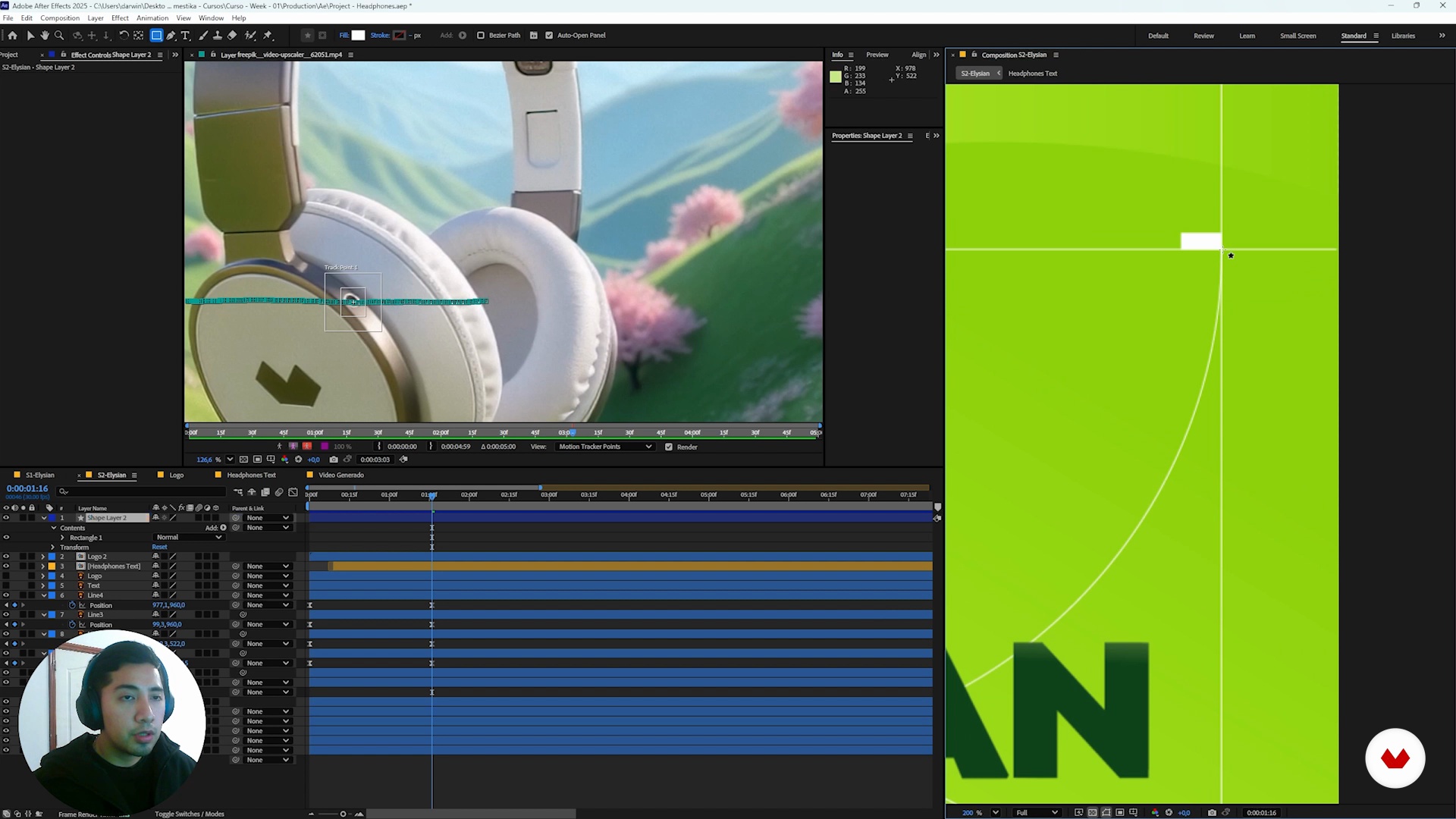 Motion Track and Final Render