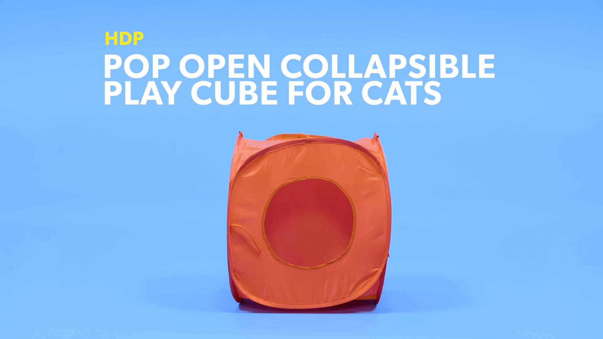 Animal/Kitten/Gift/Fun/Blue/White/Pink/Orange! Pop Up Cat Play Cube 