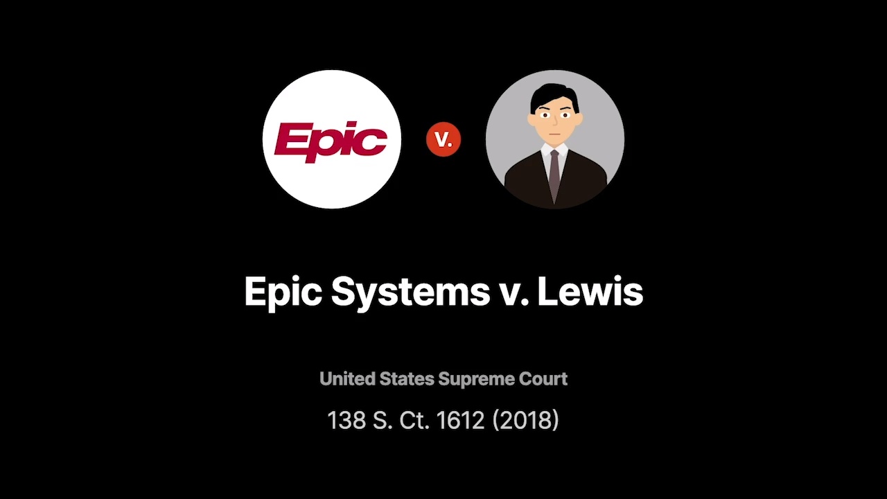 Epic systems v on sale lewis