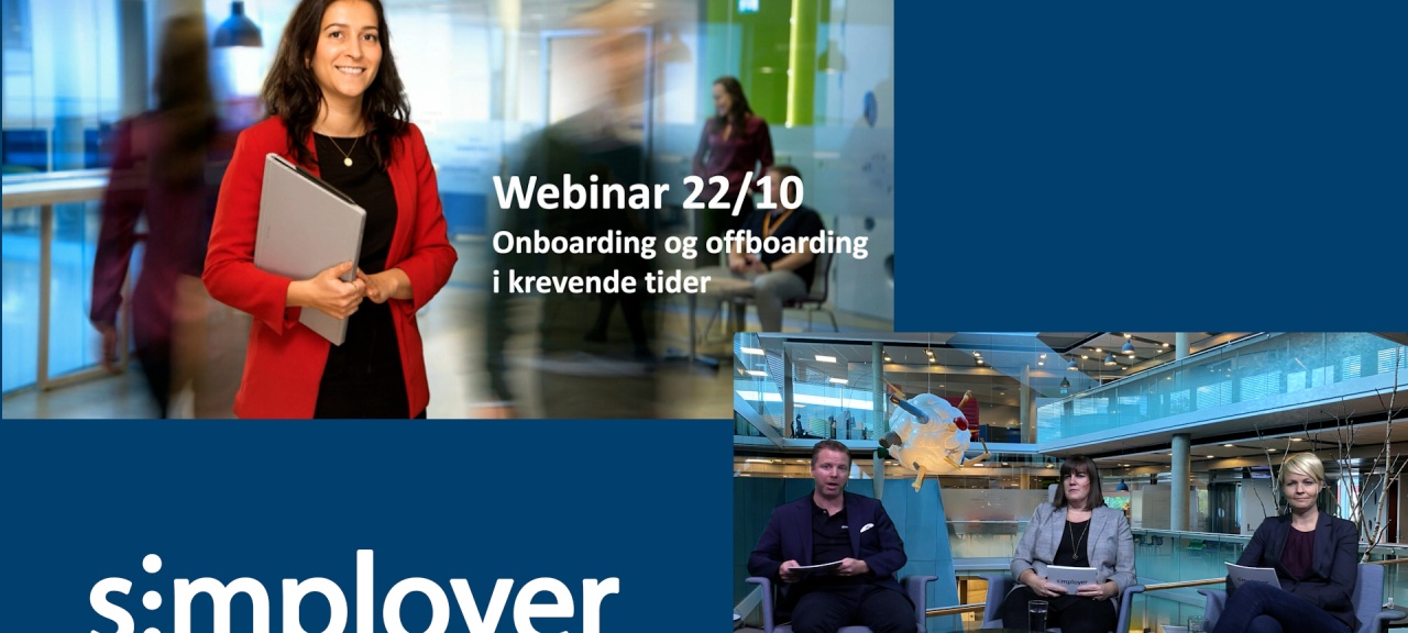 Se gratis webinar: Onboarding og offboarding i krevende tider