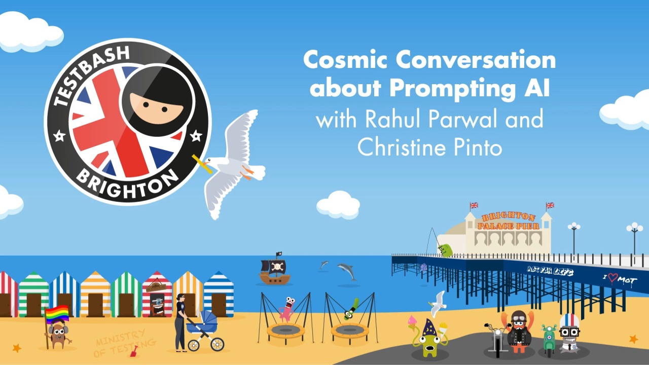 Cosmic Conversation about Prompting AI image