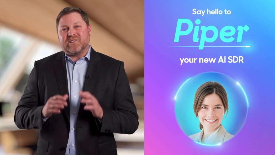 Piper SDR Agent by Qualified — demo video