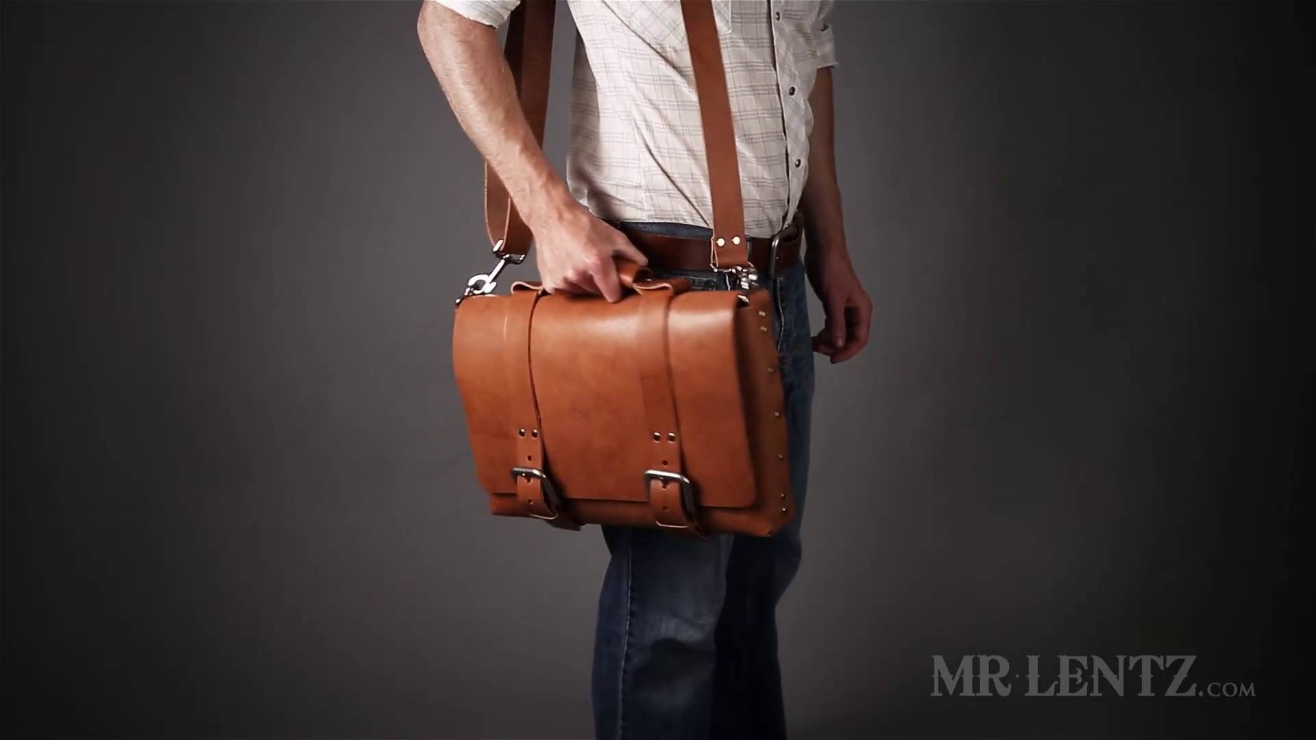 Mens Leather Briefcase