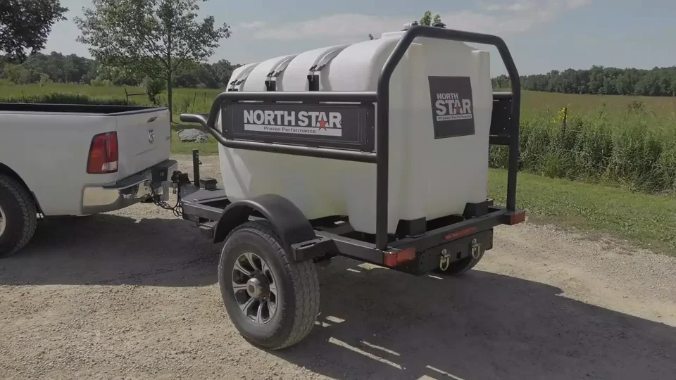 NorthStar Water Tank Trailer, 600 Gallon Capacity, 999889.NOR