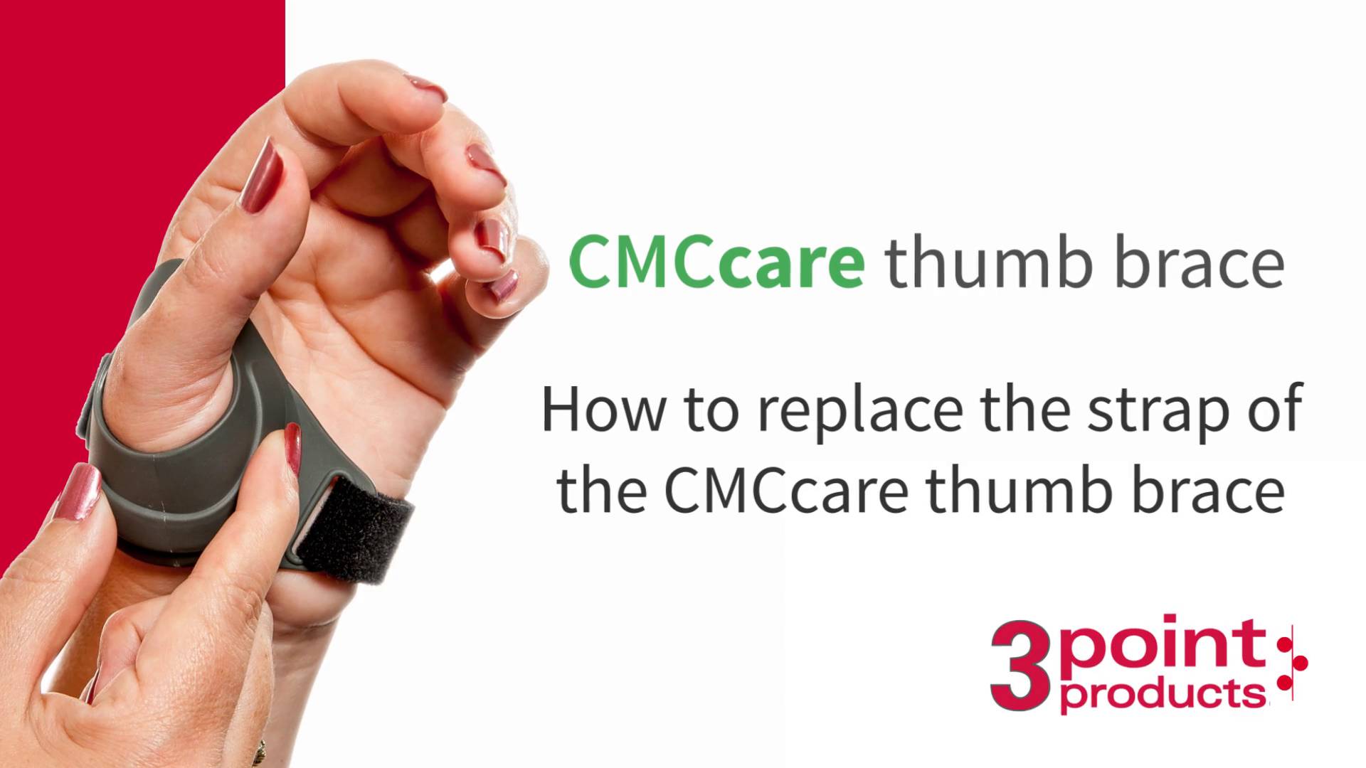 How to Replace the CMCcare Thumb Brace Strap