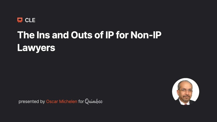 The Ins and Outs of IP for Non-IP Lawyers