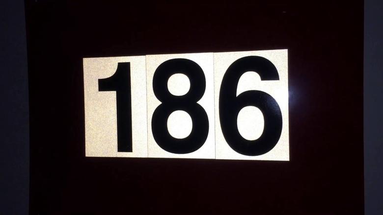 Reflective Letters and Numbers