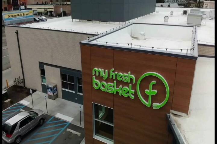 My Fresh Basket | Baldwin Signs | Spokane