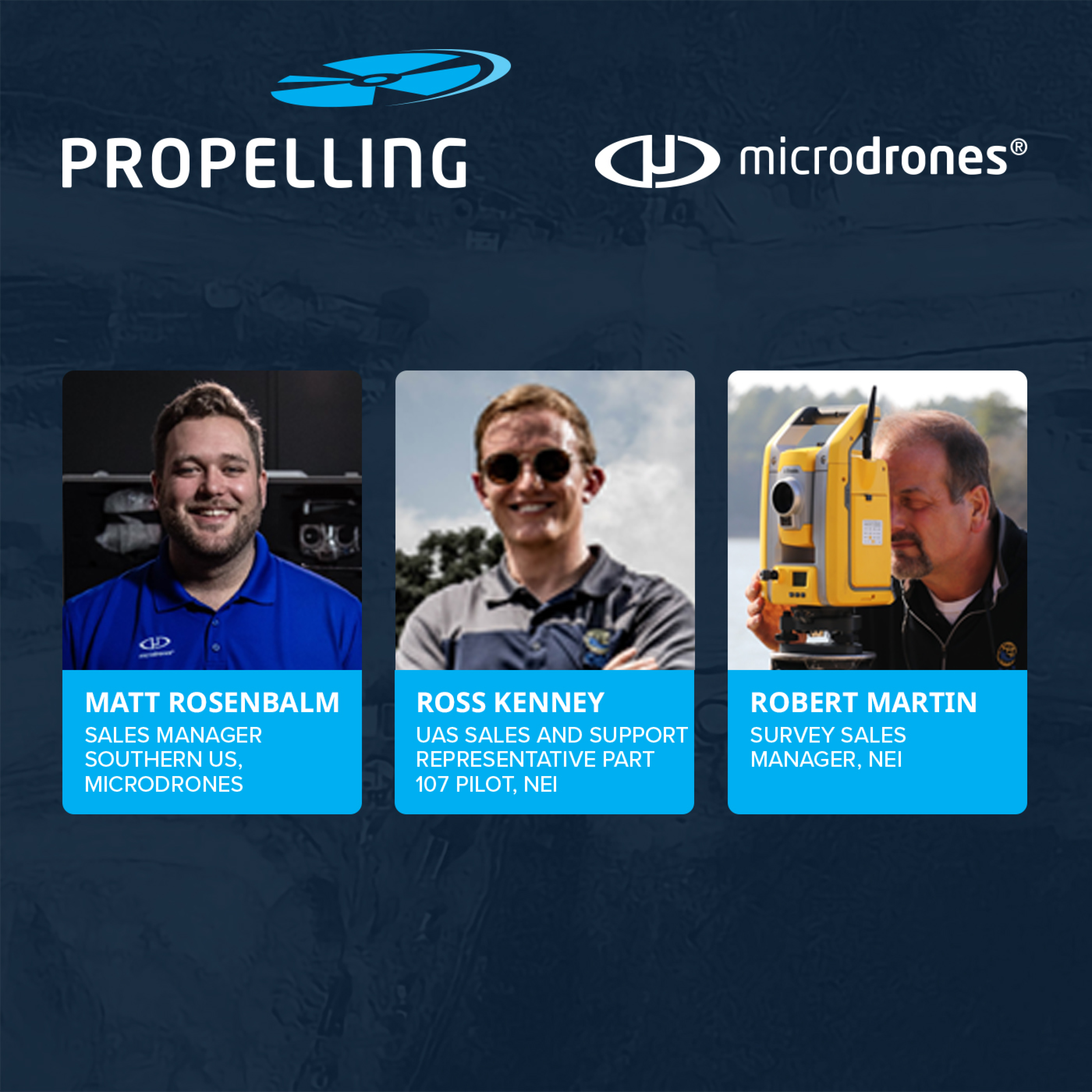 Propelling by Microdrones