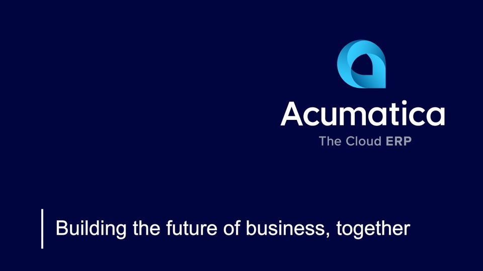 Acumatica Overview 2025 Final