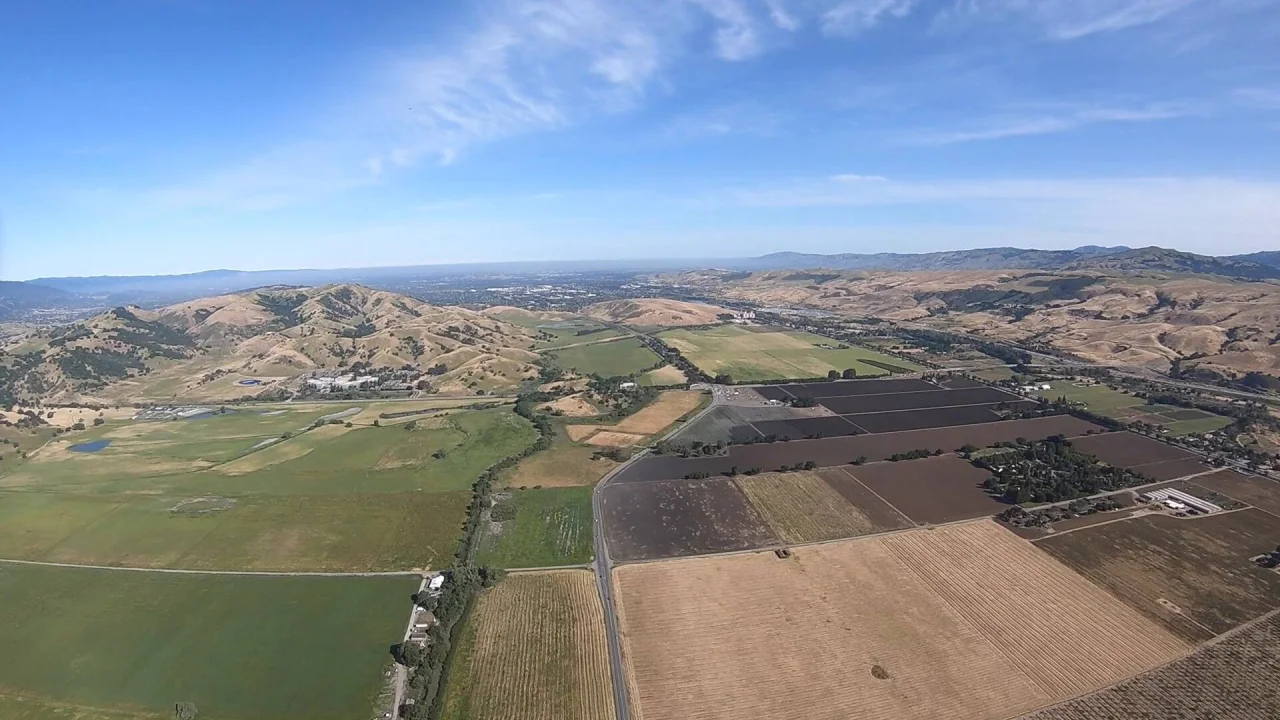 The Santa Clara Valley countryside south of San Jose is absolutely gorgeous  from the Coyote Peak