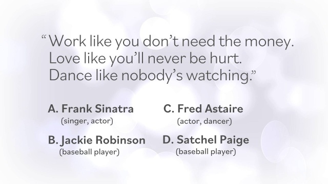 Who Said It: Satchel Paige