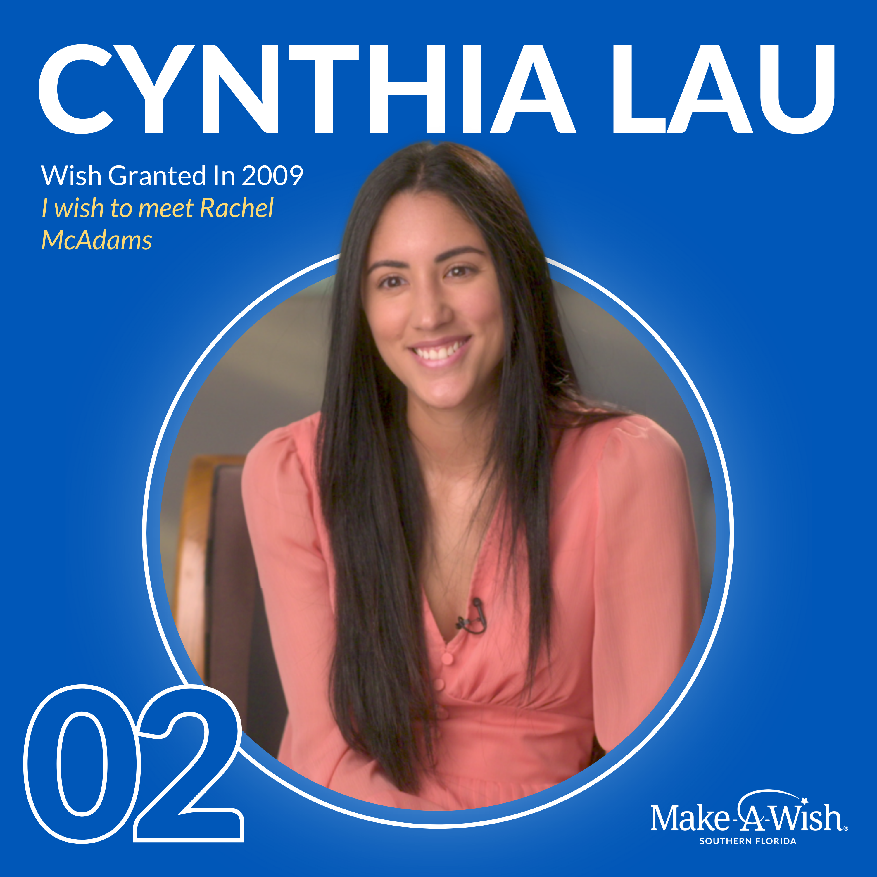 EP02 – Wish Alumnus Cynthia Lau – How Her Wish to Meet Rachel McAdams Returned Her Confidence episode artwork