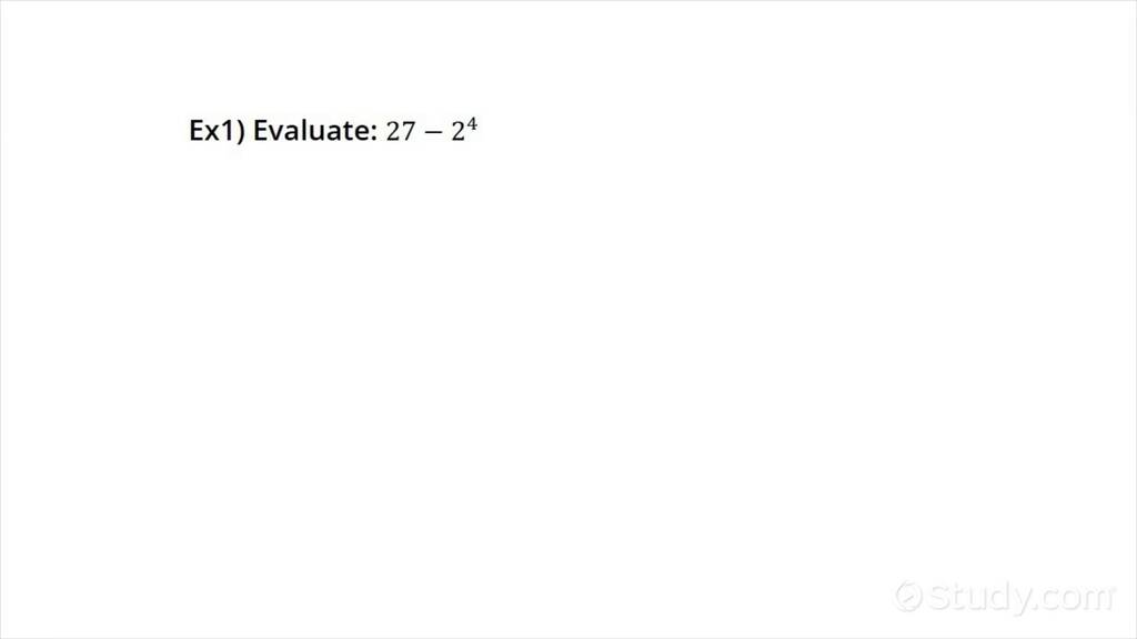 How to Evaluate 2-step Expressions Using Order of Operations | Algebra ...