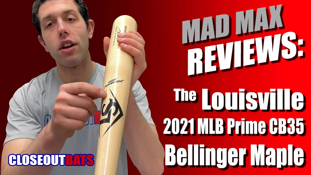Louisville Slugger MLB Prime CB35 Cody Bellinger Model Maple Wood Baseball Bat Natural-32 inch