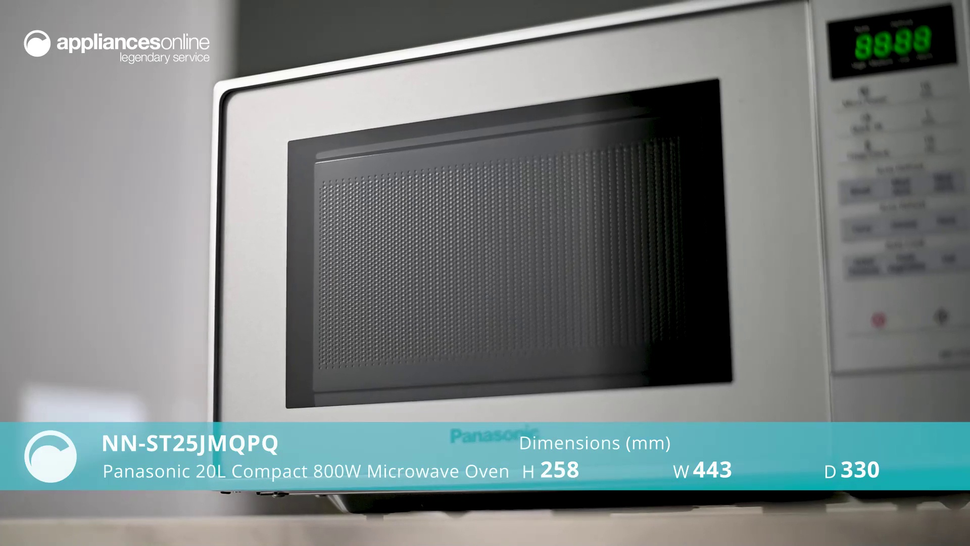 panasonic 20l microwave oven