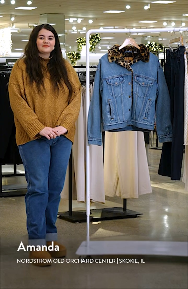 Levi's '90s Faux Fur Collar Denim Trucker Jacket | Nordstrom