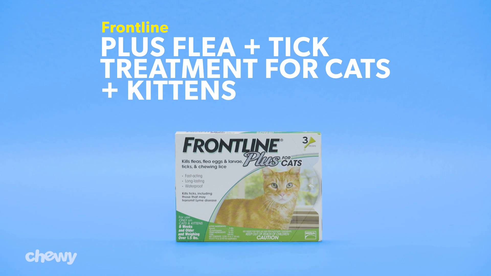 my cat licked frontline