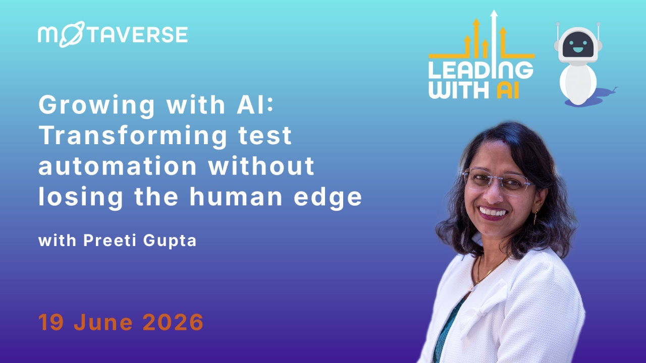 Growing with AI: Transforming test automation without losing the human edge thumbnail