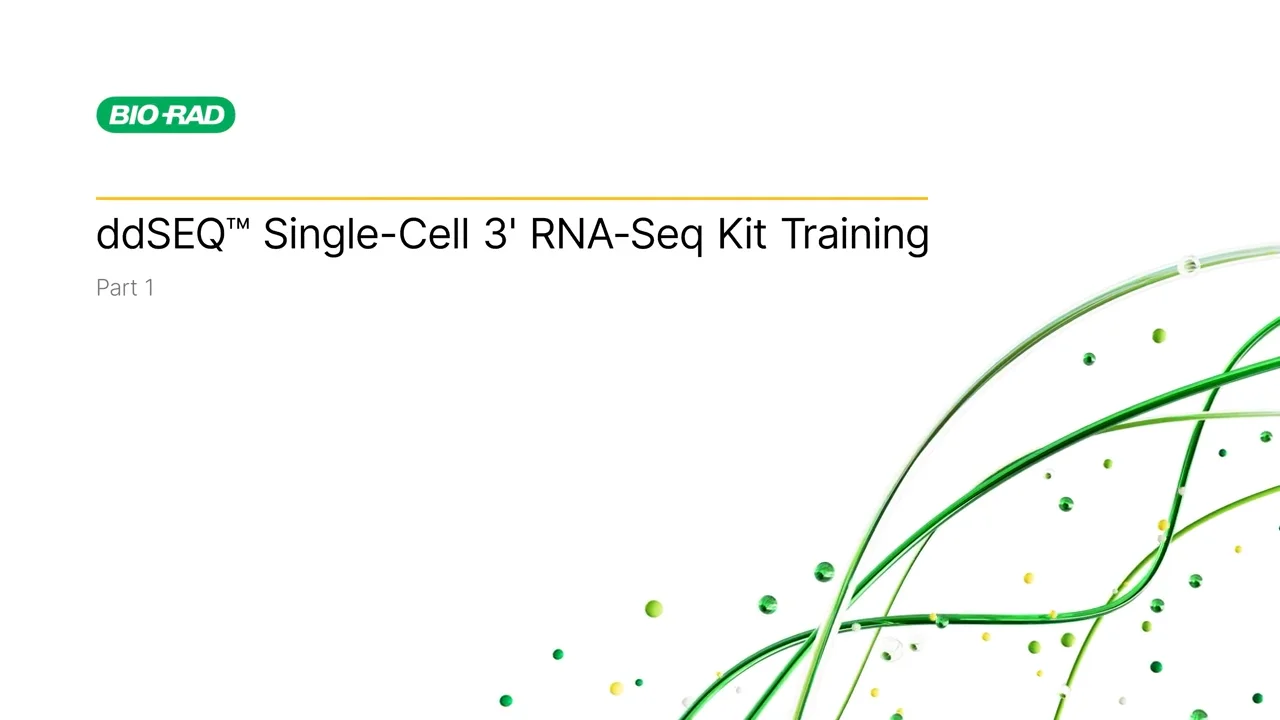 Bio-Rad ddSEQ Single Cell 3' RNA-Seq Kit Training Part 1