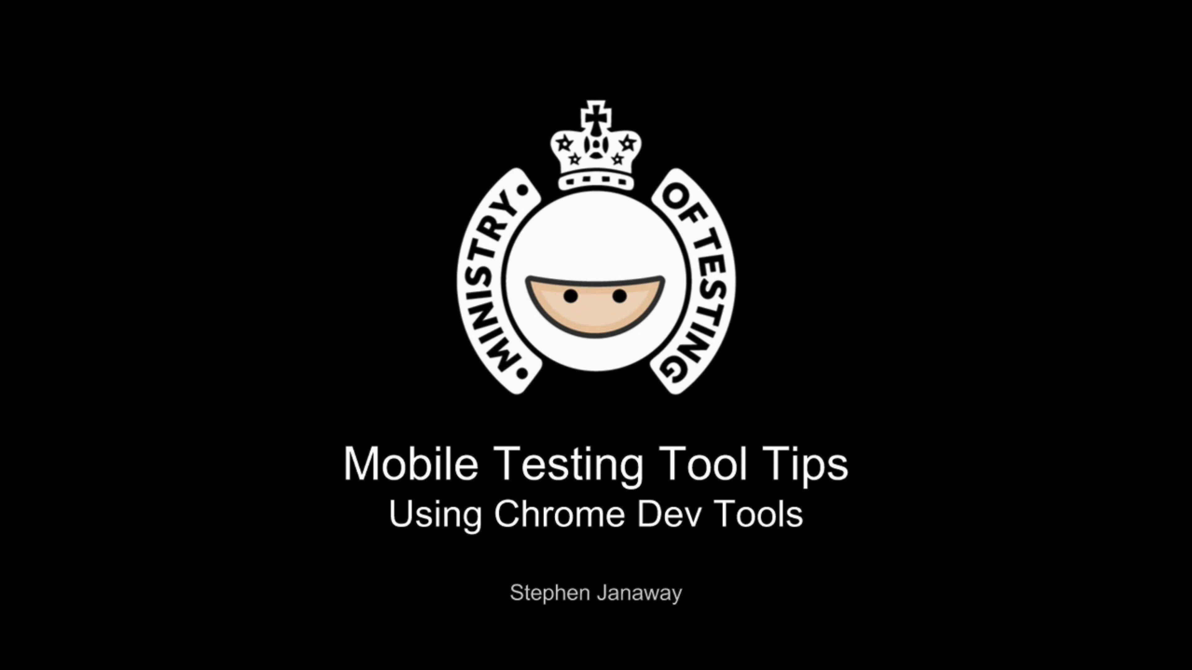 Using the Chrome Developer Tools for Mobile Testing