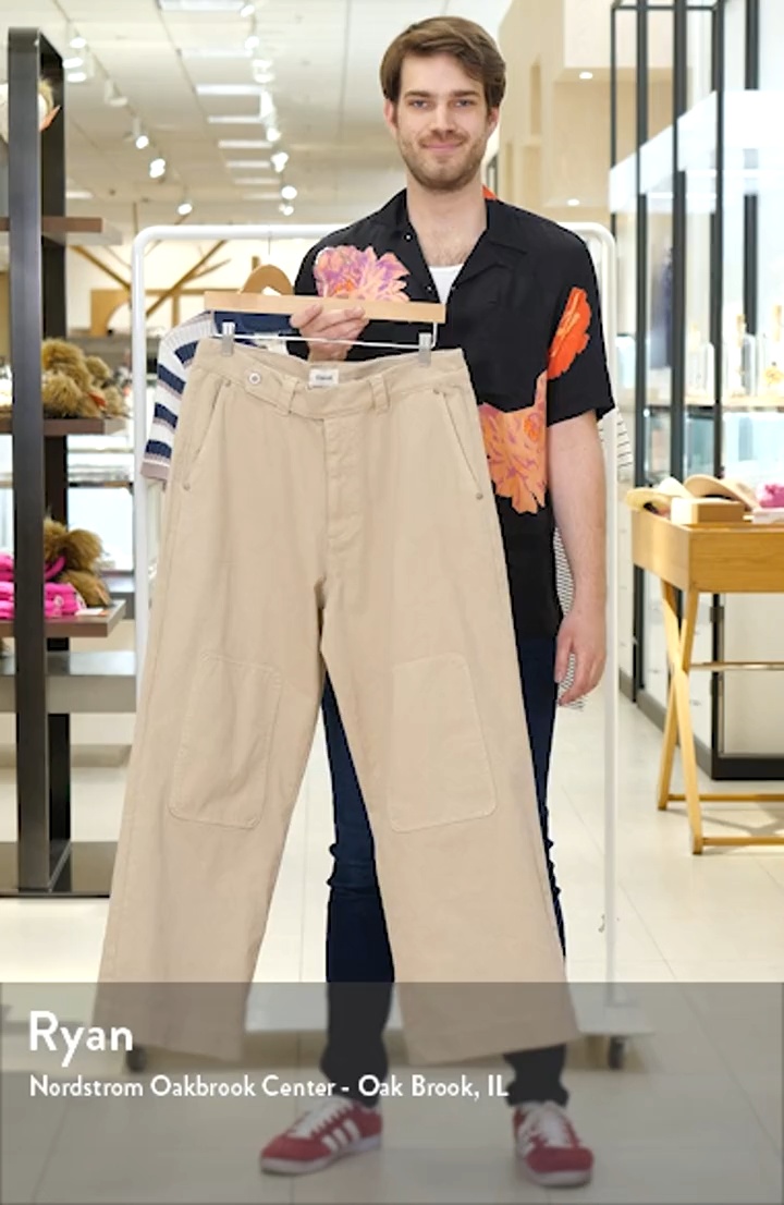 Elwood Bubble Twill Wide Leg Pants | Nordstrom