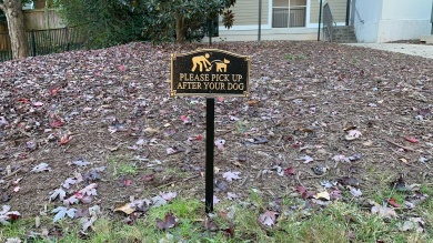 Pick Up After Your Dog Statement Lawn Plaque