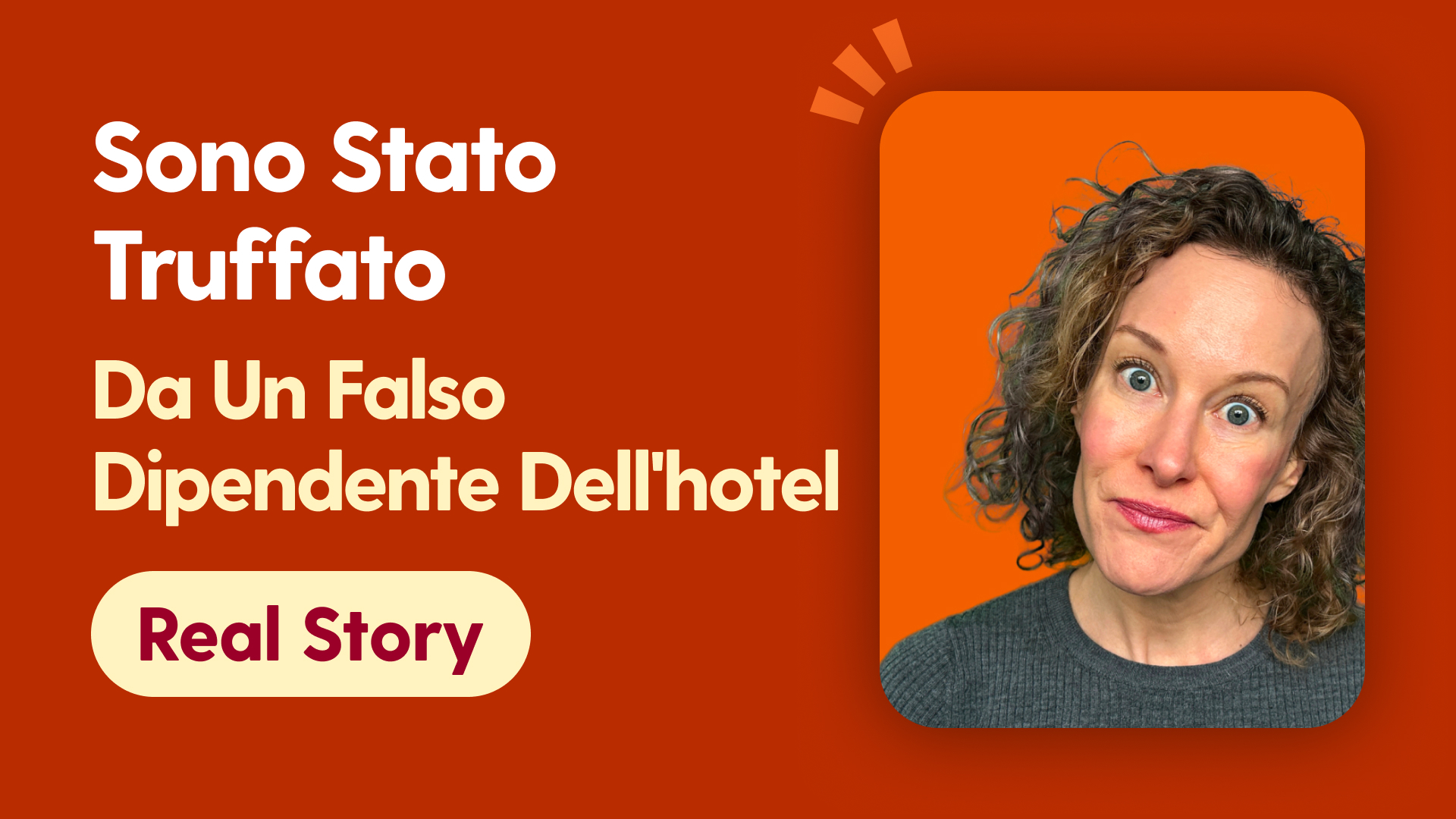 Sono stato truffato da un falso dipendente dell'hotel