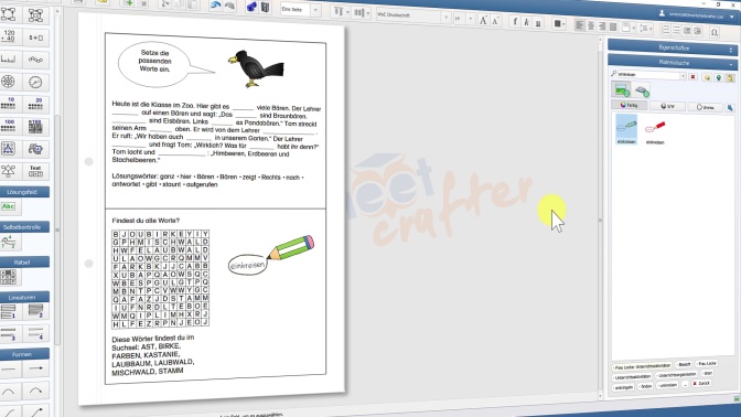 Einführung in den Worksheet Crafter