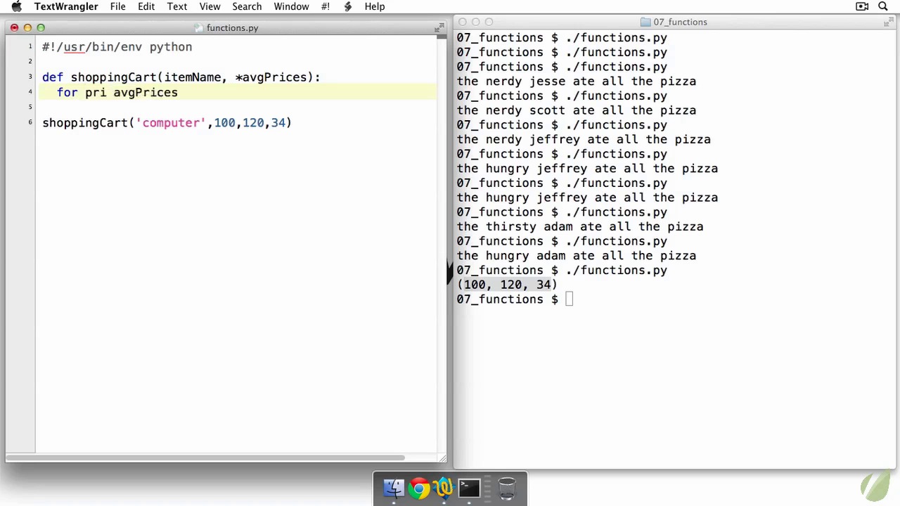 Getting Started with Python - Functions