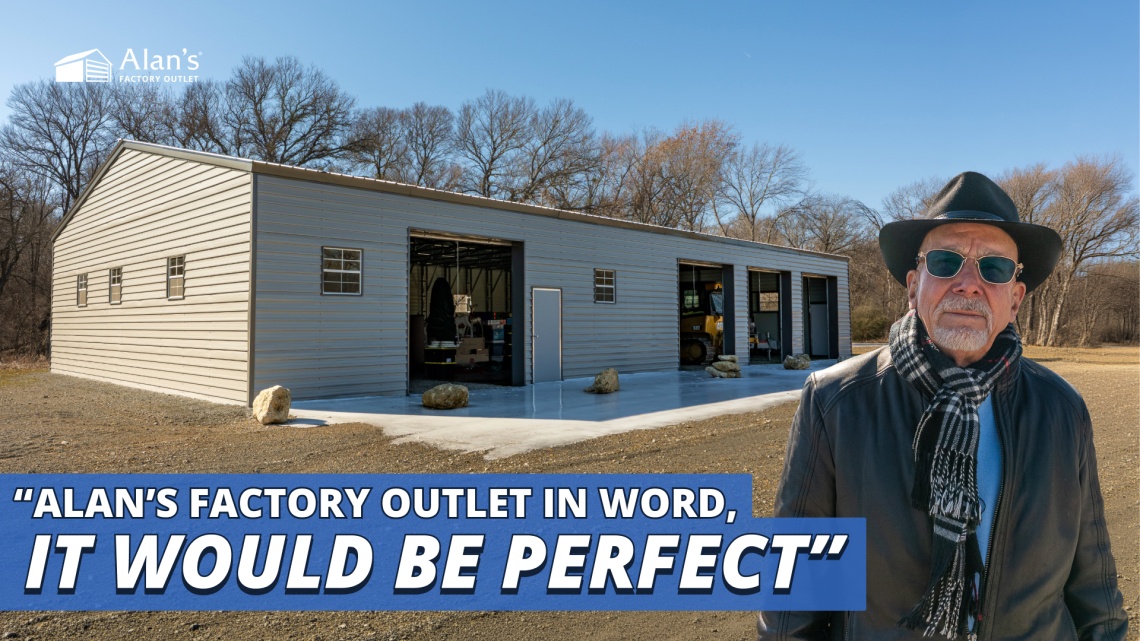 Video thumbnail for 40x80 - Vertical Metal Building - Bob