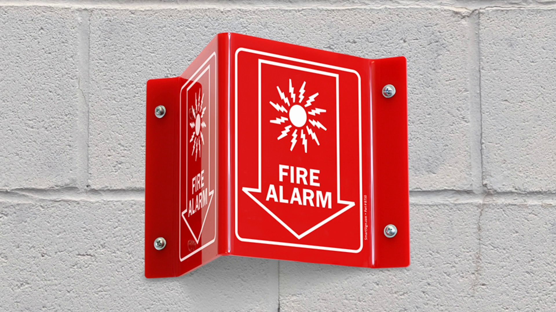 Fire Alarm Projecting Sign