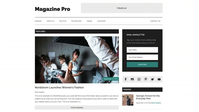 Magazine Pro Theme - StudioPress