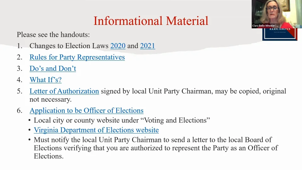 Election Integrity Training Series - The Middle Resolution Policy ...