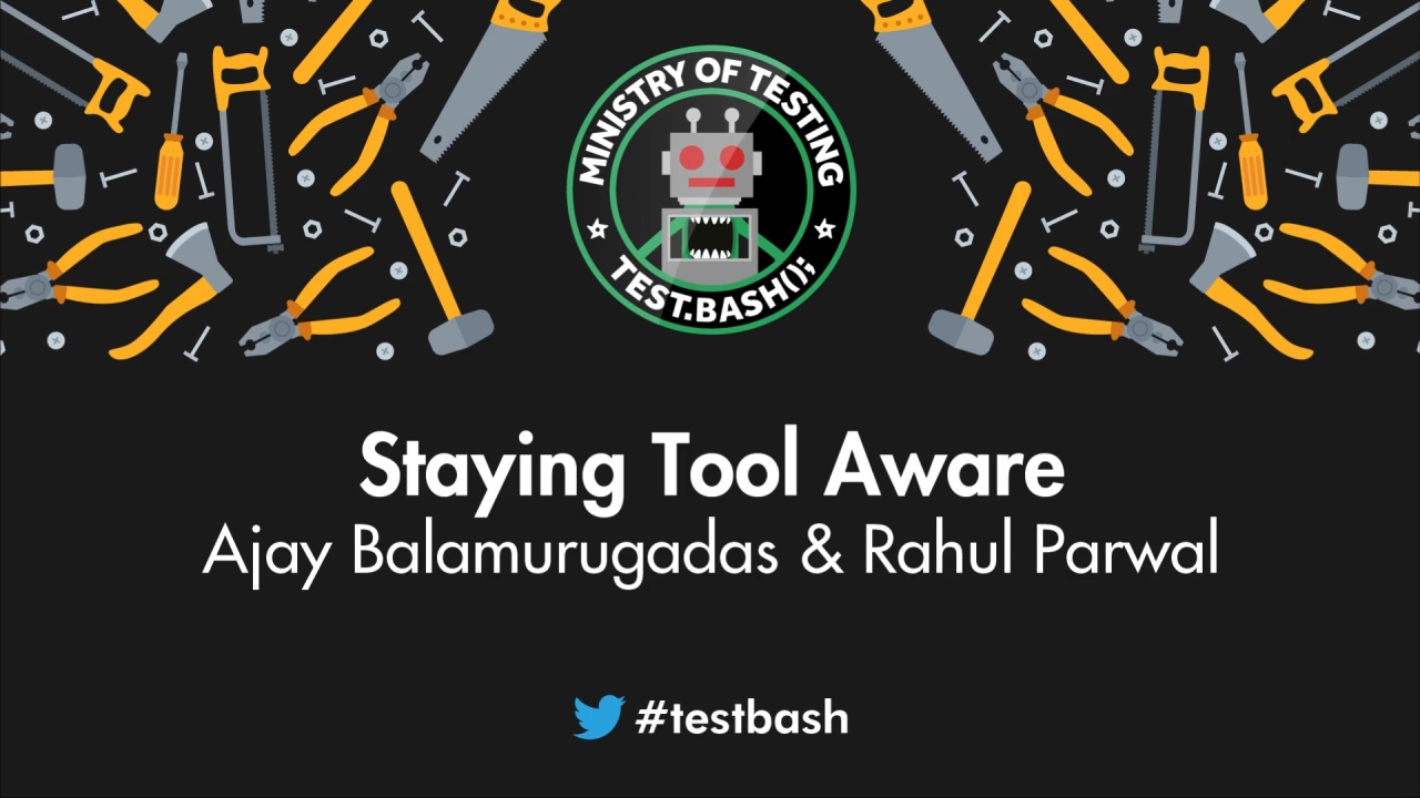 Staying Tool Aware with Rahul Parwal and Ajay Balamurugadas image