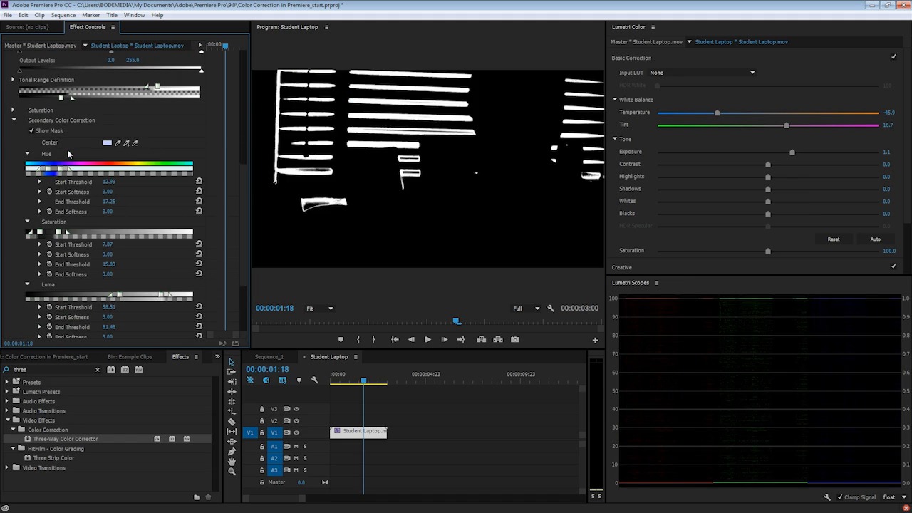Efecto Visión Nocturna (Night Vision Effect)  Tutorial Adobe Premiere Pro  CC 2018 