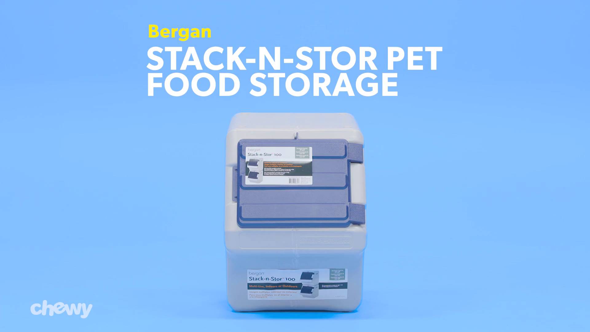 BERGAN Stack N Stor Pet Food Storage 9 gal Chewy