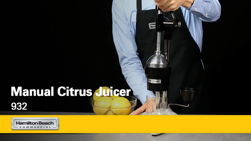 Hamilton beach citrus juicer best sale