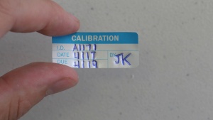 Aluminum Calibration Labels