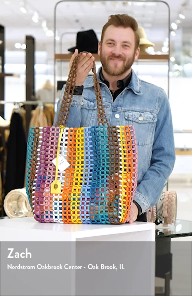 Kurt Geiger London Kensington Rainbow Beaded Shopper Nordstrom