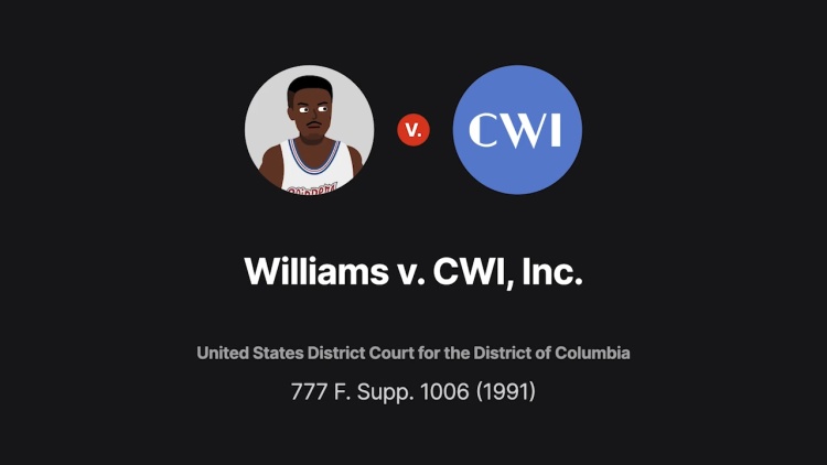 Williams v. CWI, Inc.