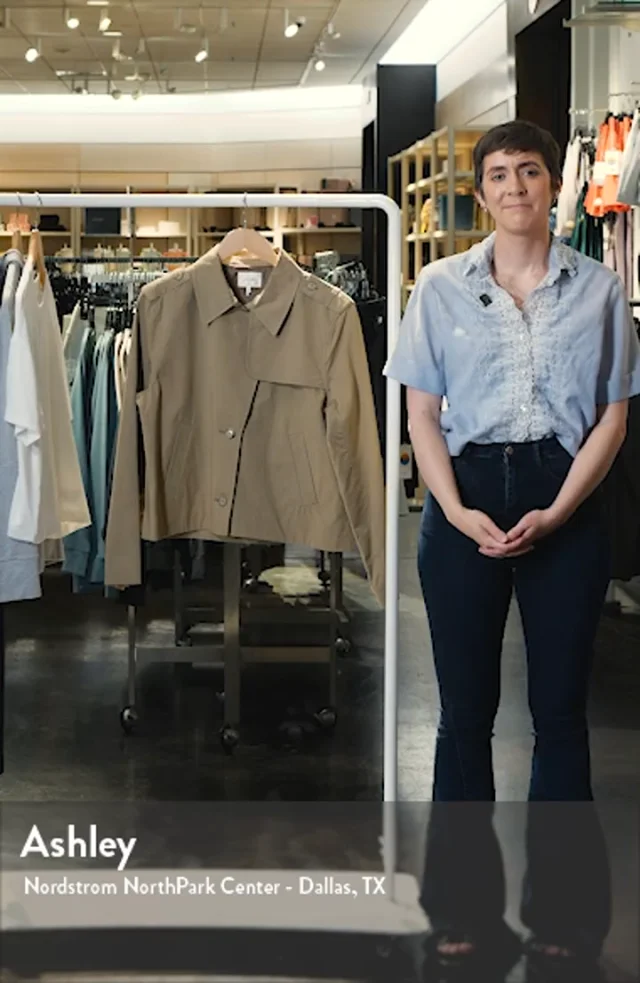 FRAME Short Trench Jacket | Nordstrom
