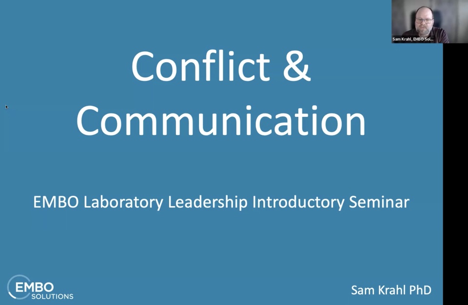 EMBO Conflict and Communication