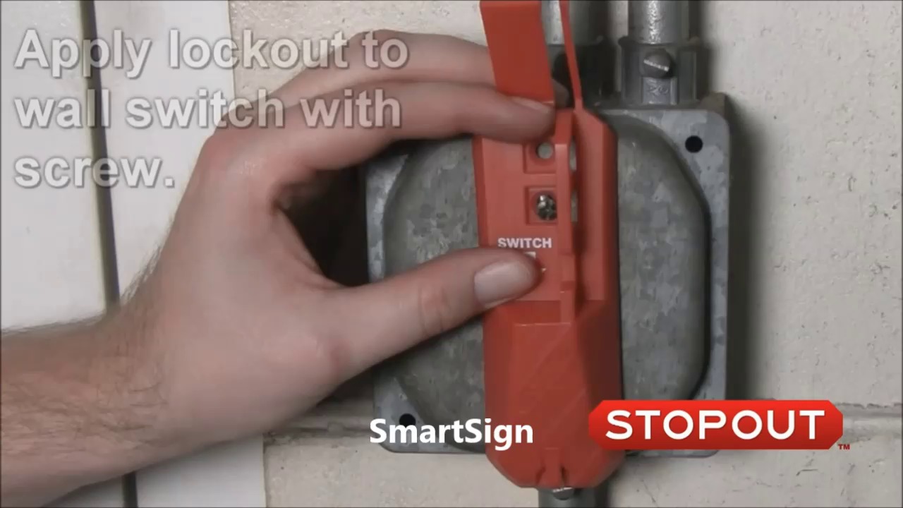 Universal Blockout Wall Switch Lockout