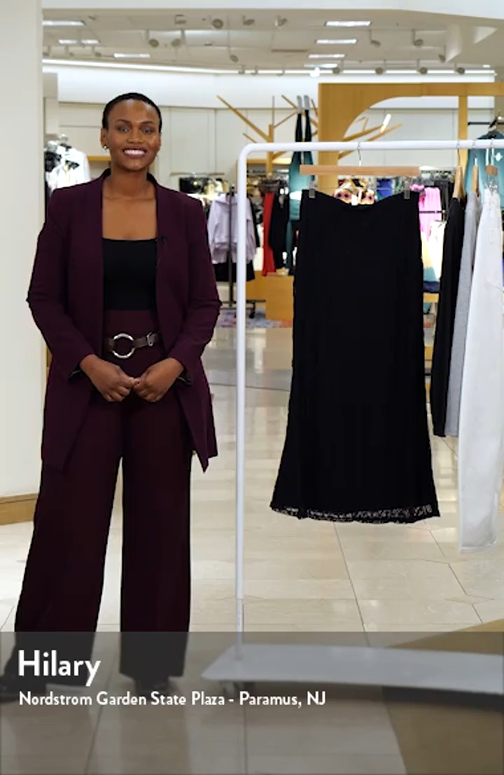 Open Edit Sheer Lace Maxi Skirt | Nordstromrack