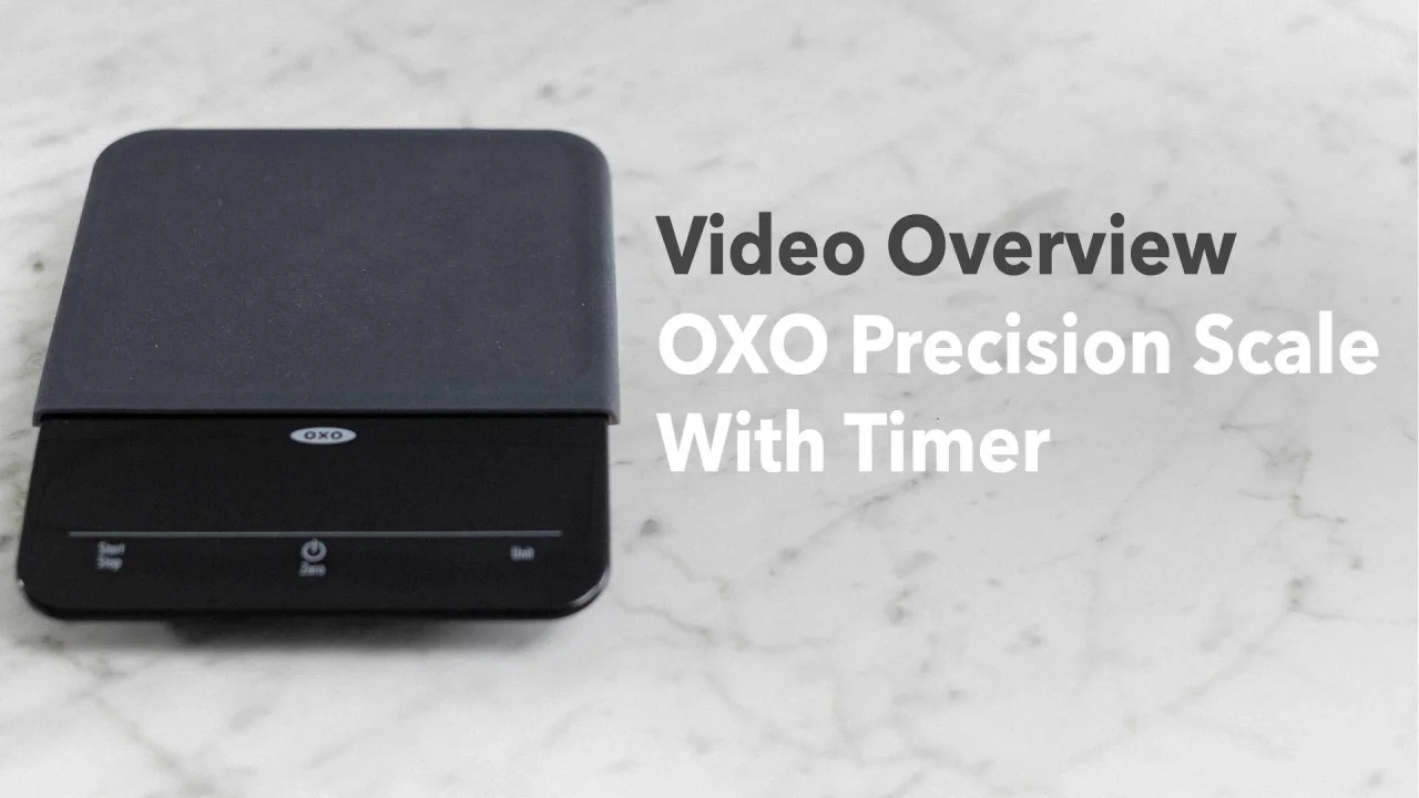 Video Overview  OXO 6Lb Precision Scale - Prima Coffee Equipment