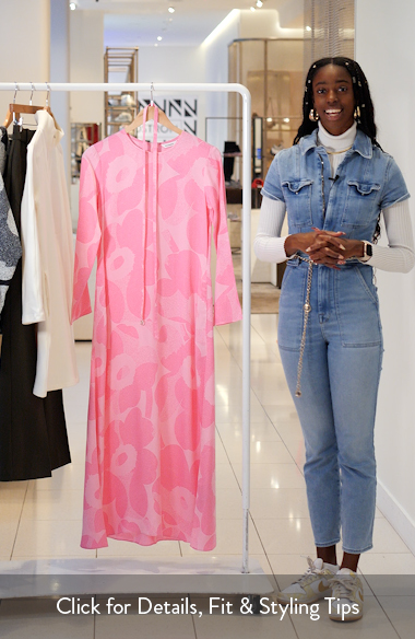 Marimekko Kaverus Unillo Floral Long Sleeve Dress | Nordstromrack